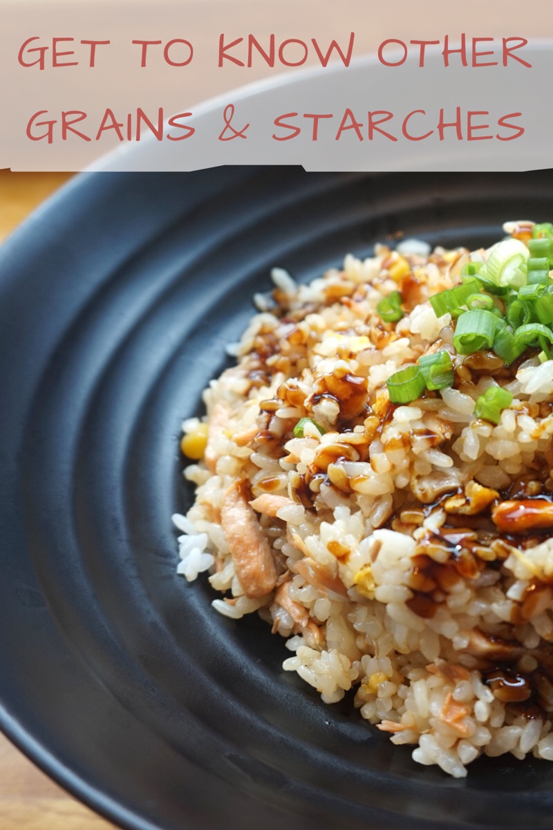 Gluten free grains and starches