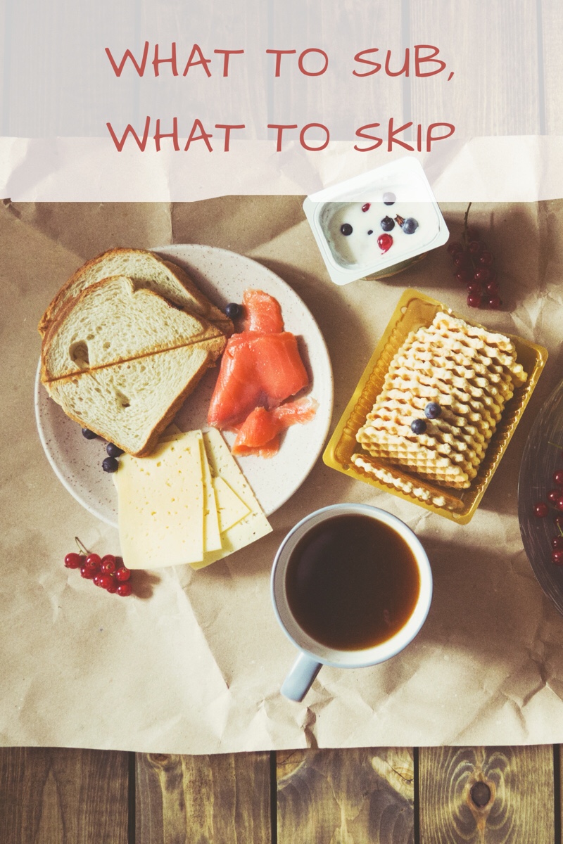 Gluten free substitutes and alternatives